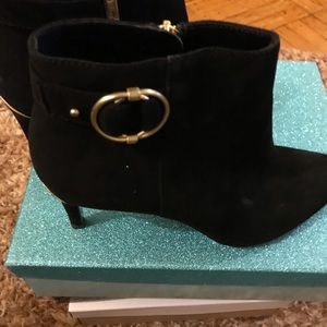 Calvin Klein Suede Booties